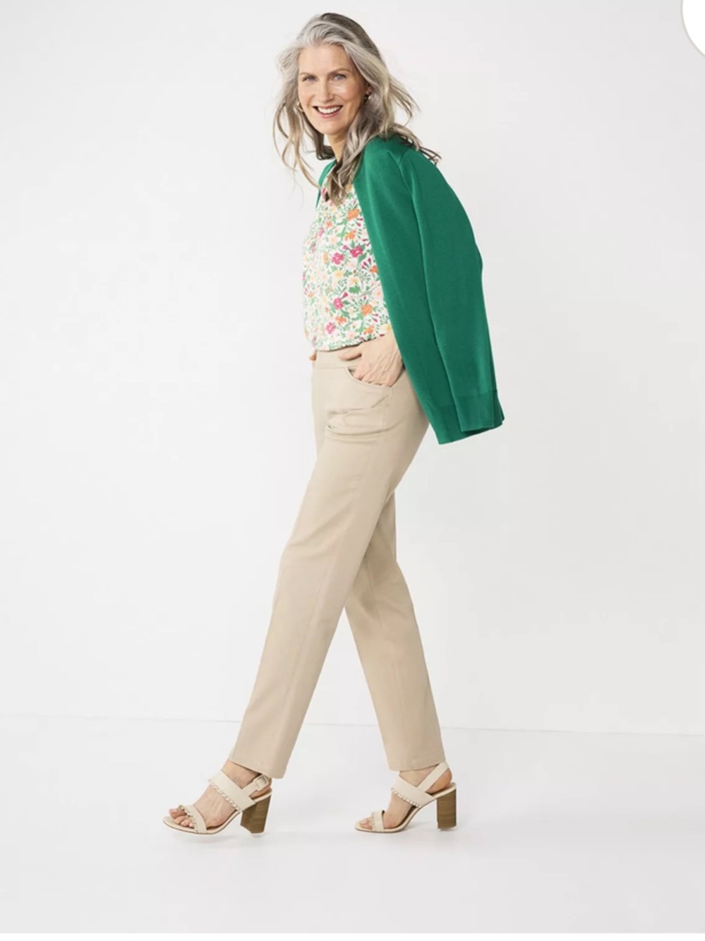croft & barrow Women's The Effortless Stretch Pant - Size 18 Short - Picture 3 of 14